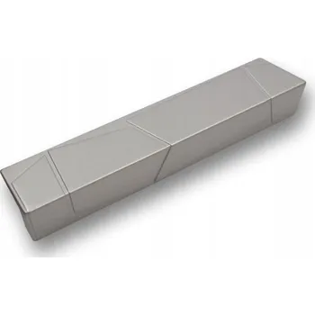 Nábytkové kování Nábytková úchytka SIRO 2096-157PB21 hliníkový vzhled