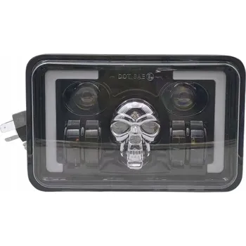 Přední světlomet LEBKA světlometu SVĚTLOMET LED H4 HS1 výkon 27W + směrová světla + denní svícení