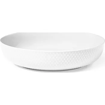 Lyngby, Servírovací mísa Rhombe 28 cm bílá - Formadore