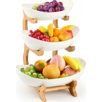 Obraz Koš na ovoce bambusový hnědý