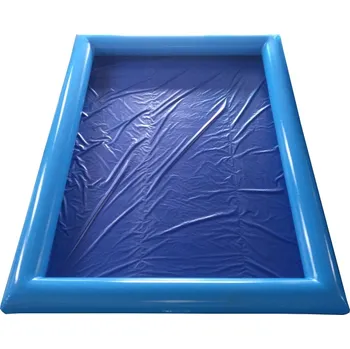 Bazén Nafukovací bazén obdélník 7x6m na vodní koule | Nafukovací Bazén 7x5 Barva: Světle modrá