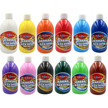 Vodová barva Akrylové barvy Inspiria 12 ks