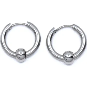 Náušnice Ocelové náušnice kruhy Grandie 17 mm