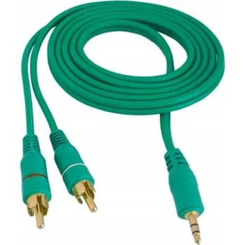 Audio kabel Kabel 2 x RCA konektor -> 3,5mm jack 1,5m