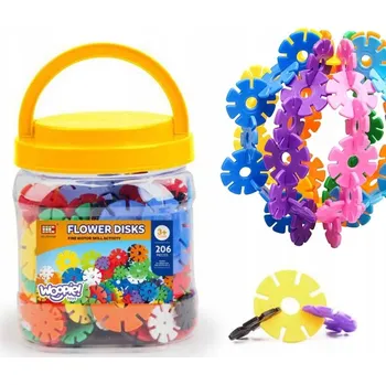 ostatní stavebnice Stavební Stavebnice Vafle Ježci v tubě 206 dílů