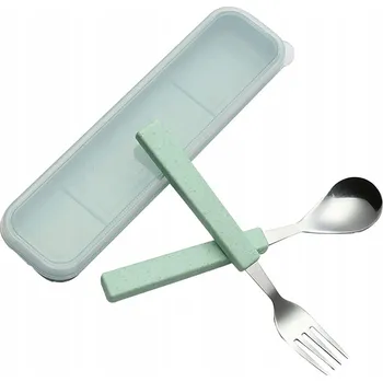 Příbor VANRA Sada příborů pro děti 18/10 Nerezová Ocel Zelená