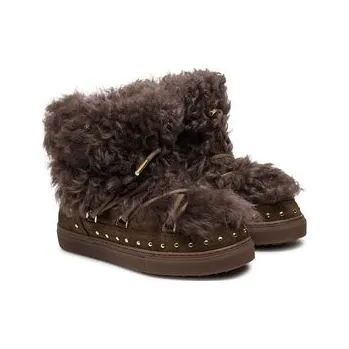 Dámská zimní obuv Inuikii Sněhule Long Curly 75202-051 Šedá 37