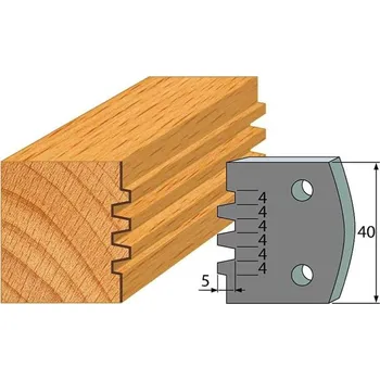 Příslušenství k frézce "IGM profil 076 - pár omezovačů 40x4mm SP"