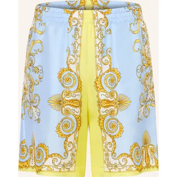 Dámské kraťasy Versace Dívčí Hedvábné Šortky, tmavě modrá / režná / žlutá, 164