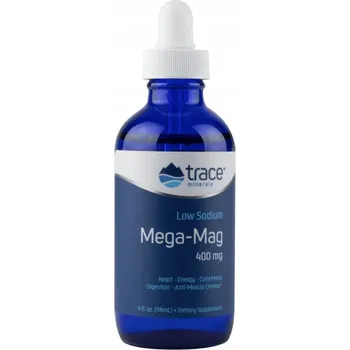 Doplněk stravy Trace Minerals Mega-Mag hořčík v kapkách 118 ml