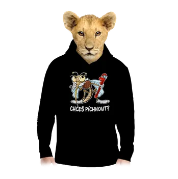 Chlapecká mikina Bastard Chceš píchnout? dětská mikina klokanka Black