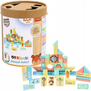 ostatní stavebnice OKLOCKI Dřevěné Stavebnice TREFL Mořský svět COOL