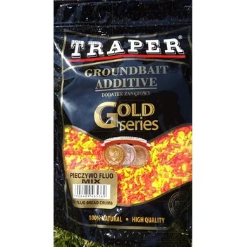 Návnadová surovina Fluorescenční strouhanka Pro Fluo Mix 400g přísada do krmení Traper