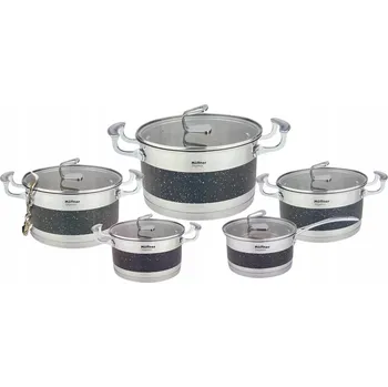 Sada nádobí Sada hrnců nerezová ocel Hoffner , 10 kusů