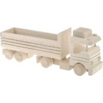 Obraz TIR PAKA POHYBLIVÁ dřevěná hračka decoupage EKO pro děti