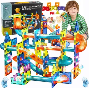 ostatní stavebnice Svítící magnetické stavebnice click4TOYS 110 dílků