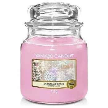 Svíčka Parafínová vonná svíčka Polibky sněhových vloček Yankee Candle 1 ks