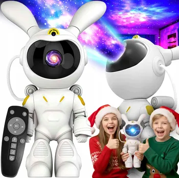 Lampička Noční Lampa Projektor astronautů pro děti, vesmírné LED