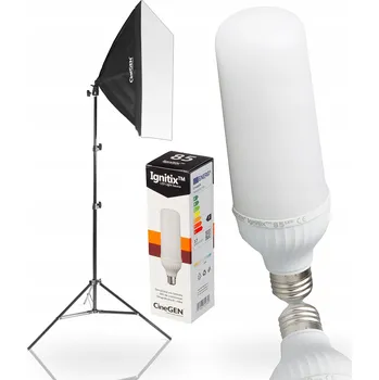 Lampička Studiová lampa se softboxem CineGEN SINGLE-44682 40x40 cm, 65 W