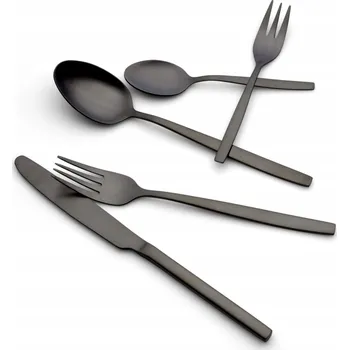 Příbor Jídelní příbory Echtwerk Positano Black Edition 30dílná sada