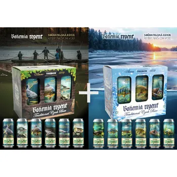 Pivo Bohemia Regent Pivo 1+1 Kompletní Edice "Vodní říše" 12 Ks