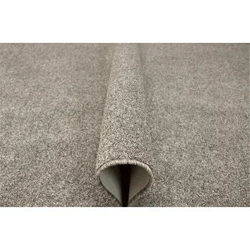 Koberec KOBEREC ŠEDÝ STŘÍBRNÝ GRAFITOVÝ MELÍROVANÝ VLASE NA FILCU TRIPOLI 200x200 cm