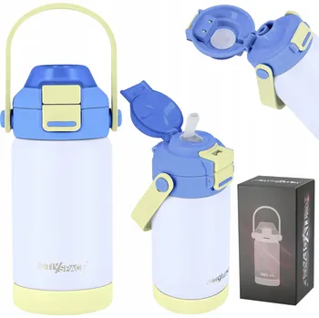 Termoska TERMOHRNEK TERMOSKA LÁHEV S BRČKEM LAHEV NA PITÍ PRO DĚTI 360 ML DO ŠKOLY