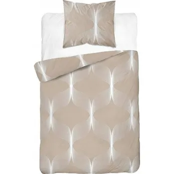 Povlečení Bavlna Povlečení 140x200 Geometrická mozaika Béžová