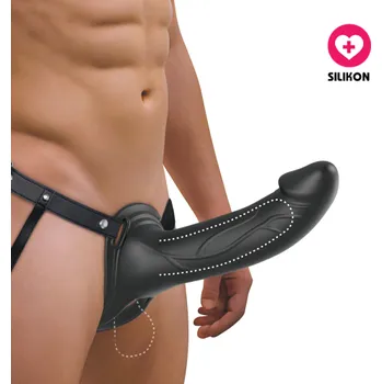 VšeNaSex.cz Připínací návlek na penis Wearable Penis Extension Sleeve černý
