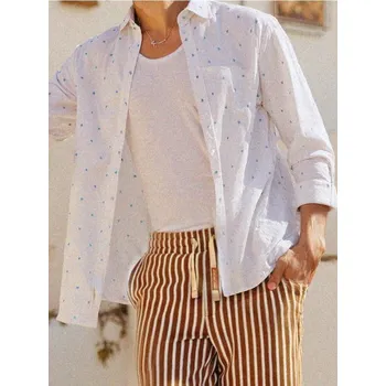 Pánská košile Sinsay - Vzorovaná košile regular fit - bílá - 088EV-00X - 088EV-00X-3XL