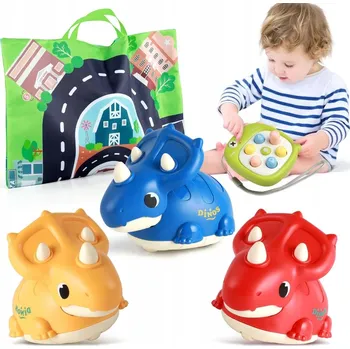 SENZORICKÉ GUMOVÉ AUTÍČKA, 3 MĚKKÁ AUTA SE ZPĚTNÝM CHODEM PRO DĚTI