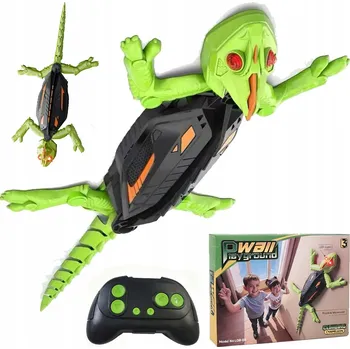 Robot Interaktivní gekon Wall Climber Gad Robot RC - leze po zdech, silné sání