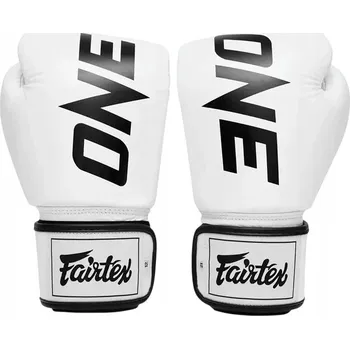 Boxerské rukavice Boxerské rukavice Fairtex ONE X Fairtex Boxing bílé 12 oz
