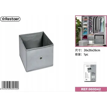 Úložný box Textilní koš, úložný box / organizér na oblečení 20L, malý