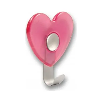 Nábytkové kování Nábytkový věšák SIRO 2052-SN19PB21A105 růžový