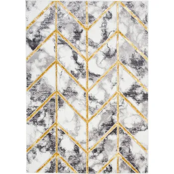 Koberec Koberec SHINE 140x200 Netradiční ZLATÝ moderní v17