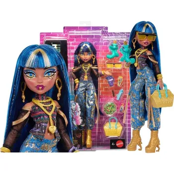 Panenka PANENKA MONSTER HIGH CLEO DE NILE + zvířátko JHK32