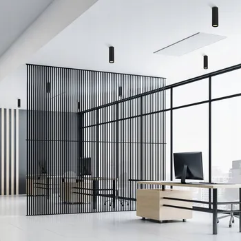 Bodové svítidlo Bodové svítidlo trubice rýhované přisazené TK Lighting Tune Gu10 odlitek hliník černá