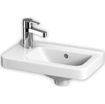 Umyvadlo JIKA Cubito umývátko 45x25 s otvorem L, bílá H8114230001051