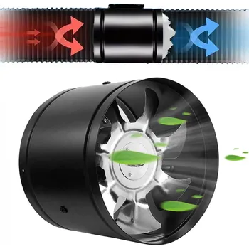 Domácí ventilátor PRŮMYSLOVÝ POTRUBNÍ VENTILÁTOR FI Ø150 530 m³/h TICHÝ