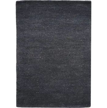 Hans Home Ručně všívaný kusový koberec Asra wool černá - 60x110 - doprava zdarma