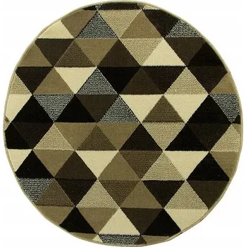 Koberec KOBEREC KULATÝ TROJÚHELNÍKY DO OBÝVACÍHO POKOJE, DĚTSKÉHO POKOJE LUNA prům. 60 cm