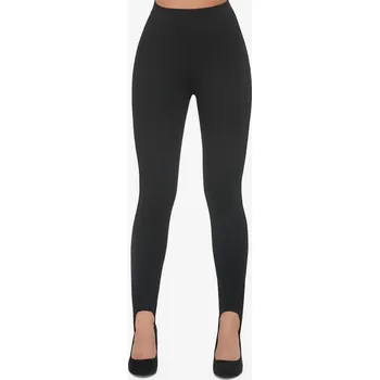 Dámské legíny Bas Bleu dámské legíny s patkou klasické dlouhé velikost M