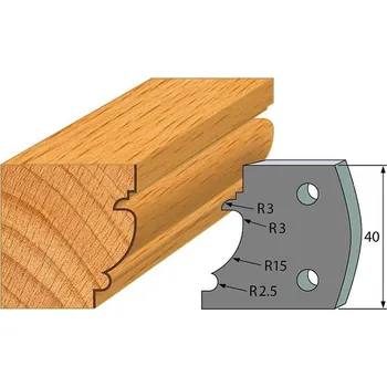 Fréza "IGM profil 121 - pár omezovačů 40x4mm SP"