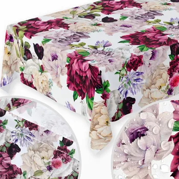 ubrus UBRUS ODOLNÝ PROTI SKVRNÁM 140X300 HLADKÝ MATNÝ SILNÝ 080