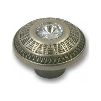 Nábytková úchytka SIRO 2028-41ZN28JE4, vzhled cínu, efekt šperku