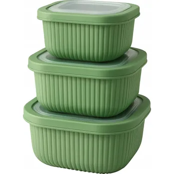 Dóza na potraviny Sada dóz na potraviny MICRO LINE 600 ML 1100 ML 1800 ML, 3 kusy