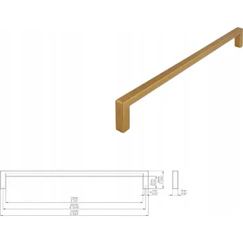 Nábytkové kování Nábytková úchytka SIRO 2108-232ZN83 starožitné zlato