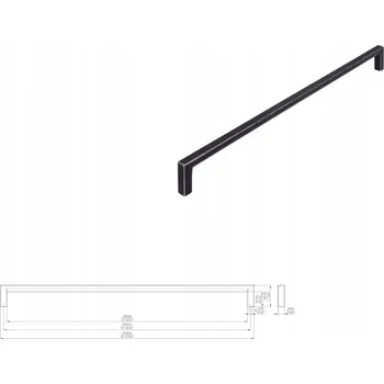 Nábytkové kování Nábytková úchytka SIRO 2108-328ZN78 efekt tepaného železa