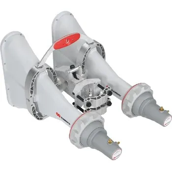 Počítač RF elements Asymetrická Horn anténa 4x4 MIMO, RSMA, 5GHz, 17dBi, 60°